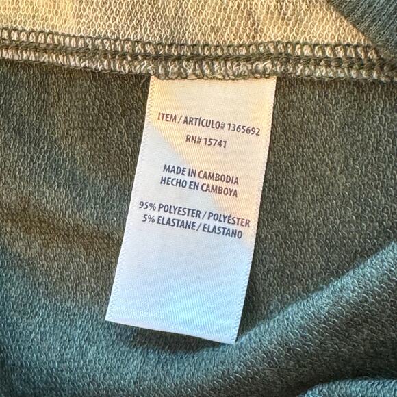 New SPLENDID Heather Camo Pullover Crew Neck Jogger Pajama Set 2-Piece Large - Picture 13 of 13